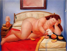 'The Letter' by Fernando Botero