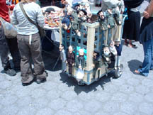 Puppets in Otavalo market