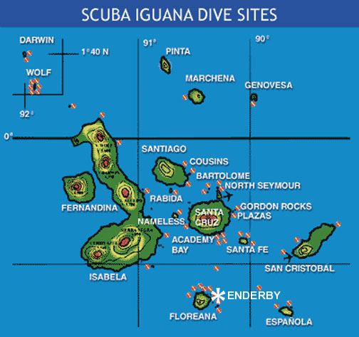 Scuba Iguana dive sites