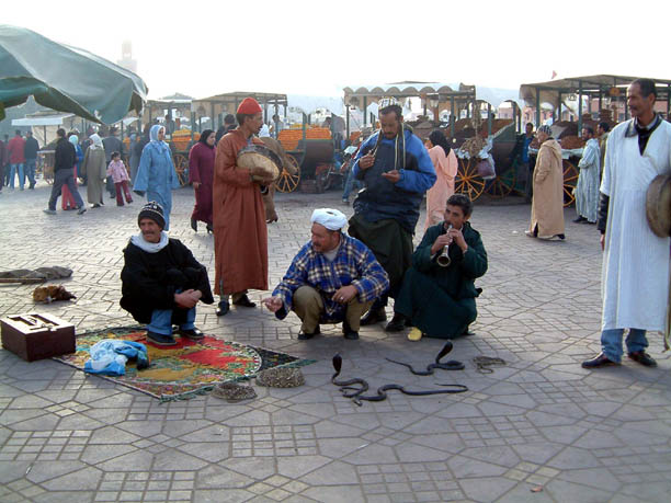 snake charmers